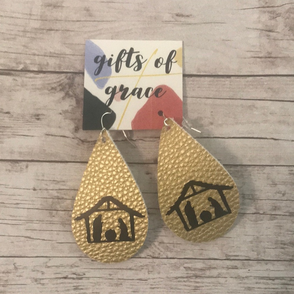 Nativity Scene Earrings